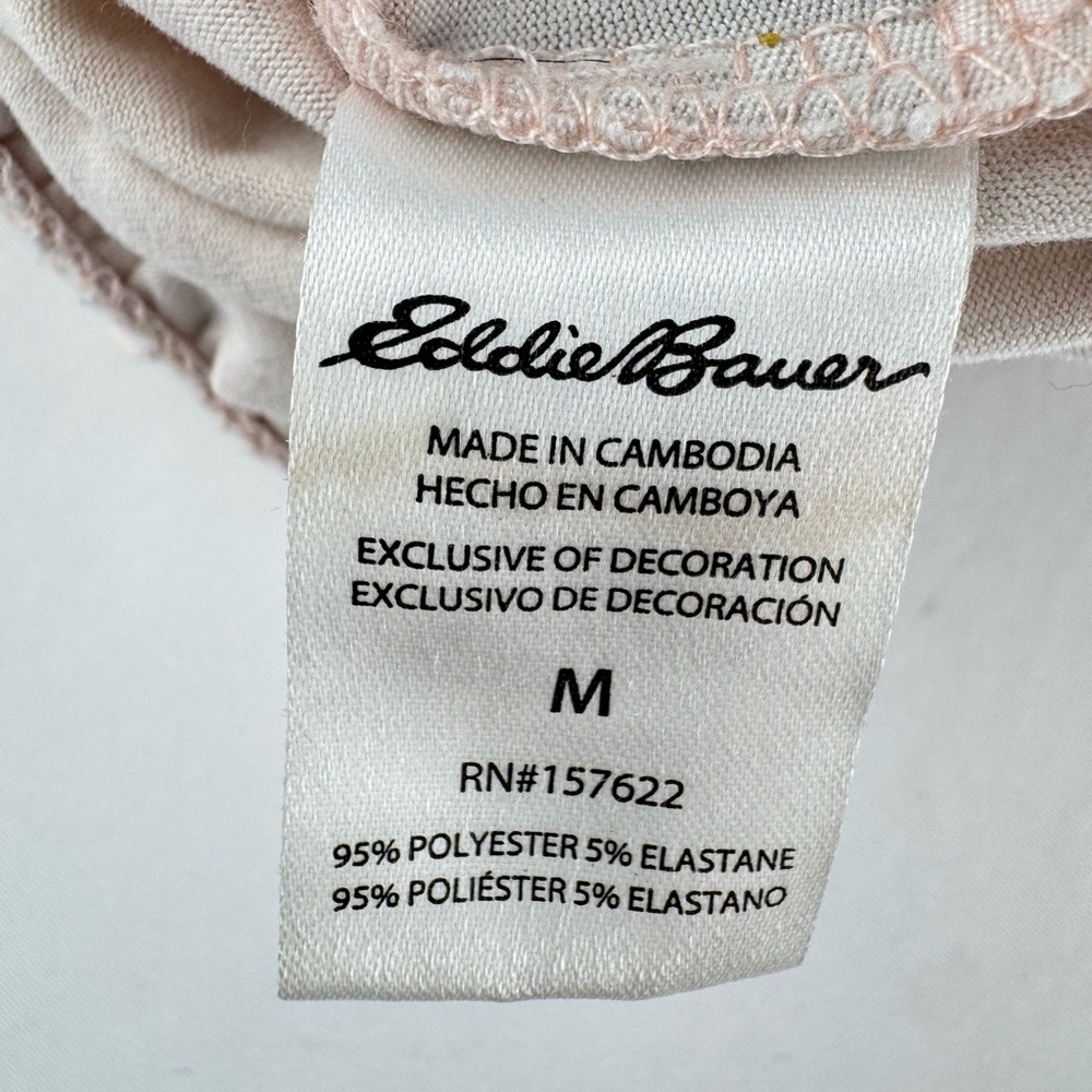 Eddie Bauer Women's Sleep Shorts in Light Pink - Picture 4 of 5